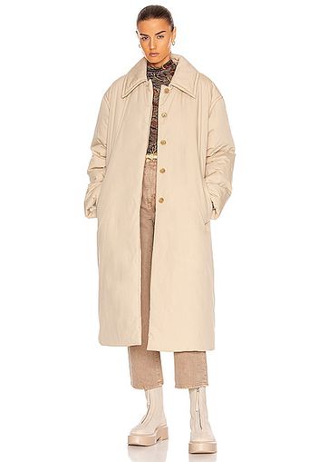 Acne Studios Olfa Padded Coat in Beige