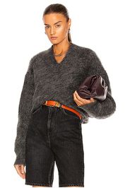 Acne Studios Karwa Mohair Sweater in Charcoal