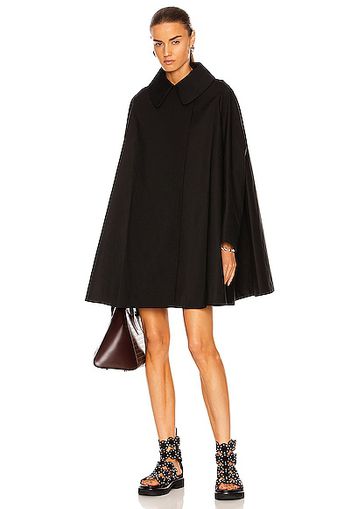 ALA?A Edition Trench Coat Cape in Black