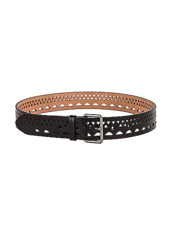 ALAÏA Vienne Thin Belt in Black