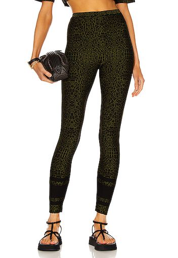 ALAÏA Animalier Legging in Green