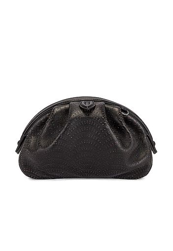 ALAÏA Samia 21 Vienne Clutch in Black