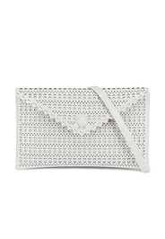 ALAÏA Louise 20 Vienne Crossbody Bag in White