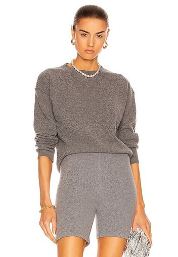 ALBERTA FERRETTI Cashmere Blend Sweater in Grey