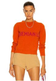 ALBERTA FERRETTI Bohemian Life Sweater in Orange