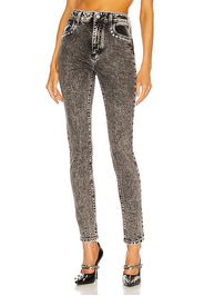 Alessandra Rich Skinny Jean in Black