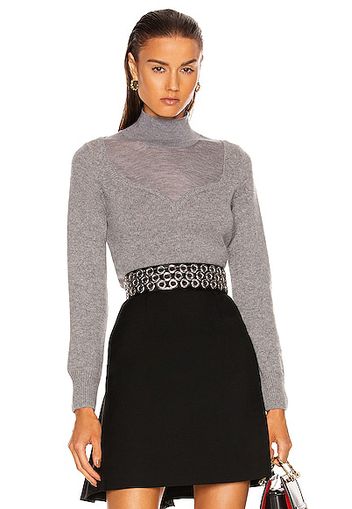 Alexander McQueen Turtleneck Sweater in Grey