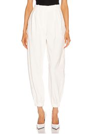 Alexander Wang All Over Embroidery Corduroy Sweatpant in White