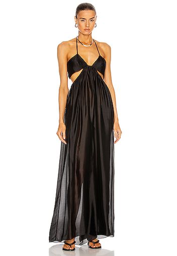 Alexandre Vauthier Flowy Jumpsuit in Black