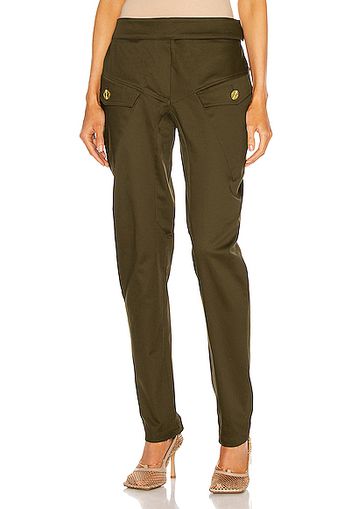 Alexandre Vauthier Military Pant in Green