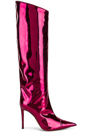 Alexandre Vauthier Metallic Boot in Purple