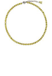 AMINA MUADDI Tennis Necklace in Yellow