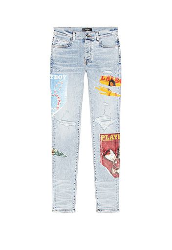 Amiri Playboy Magazine Jean in Blue