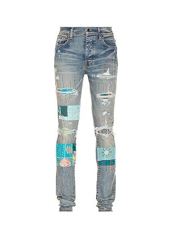 Amiri Quilted Artpatch Jean in Blue