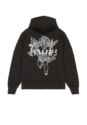 Amiri Outline Cherub Hoodie in Black