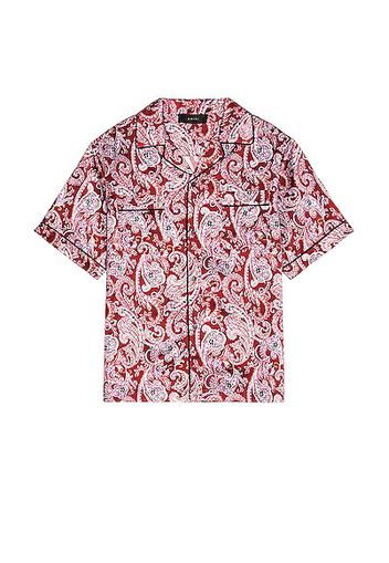 Amiri Paisley PJ Shirt in Red