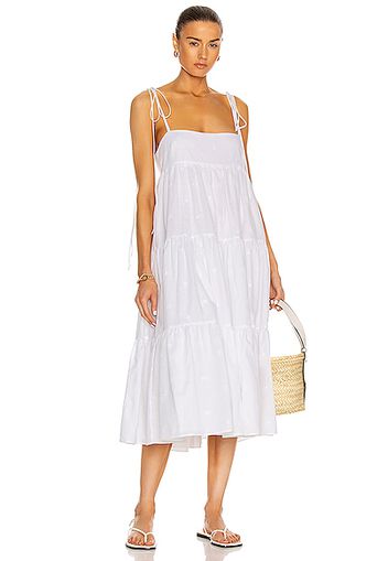 ANDAMANE Grace Midi Dress in White