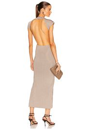 Aya Muse Lapis Dress in Beige