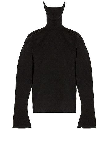 Balenciaga Mask Turtleneck in Black