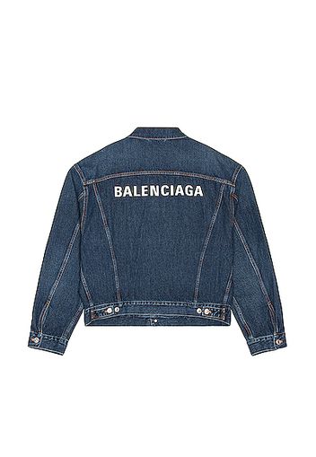 Balenciaga Large Fit Jacket in Denim Dark