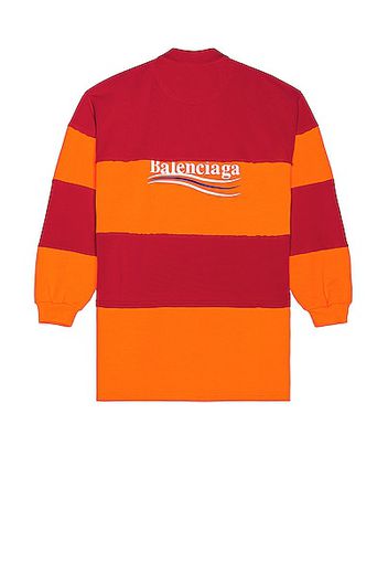 Balenciaga Cut Up Polo in Orange