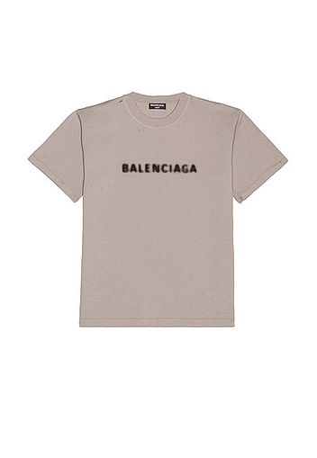 Balenciaga Small Fit Tee in Grey