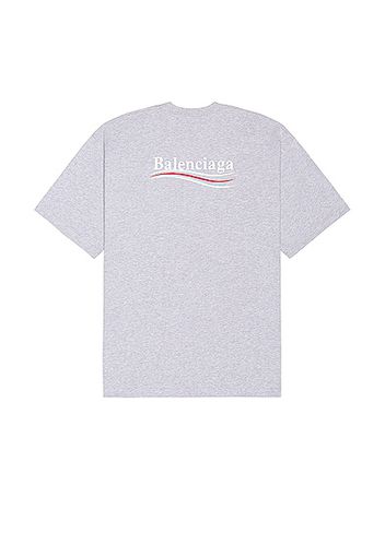 Balenciaga Campaign T-Shirt in Light Grey