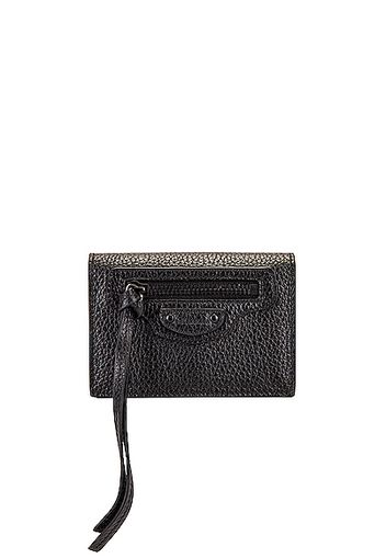 Balenciaga Neo Class Mini Wallet in Black