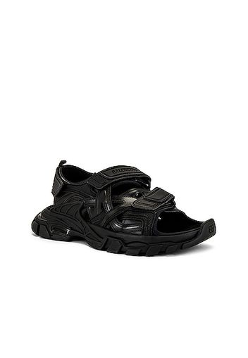 Balenciaga Track Strap Sandal in Black