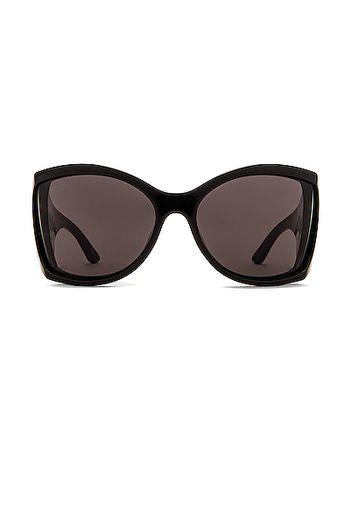 Balenciaga Void Butterfly Sunglasses in Black