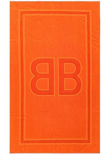 Balenciaga BB Beach Towel in Orange