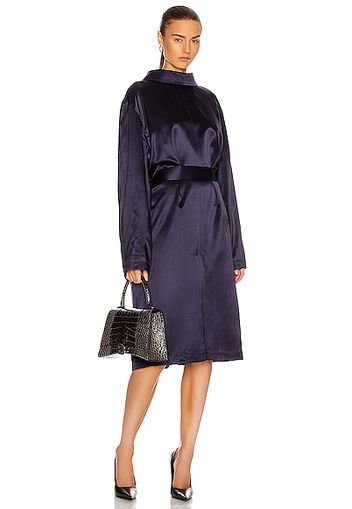 Balenciaga Back To Front Dress in Navy