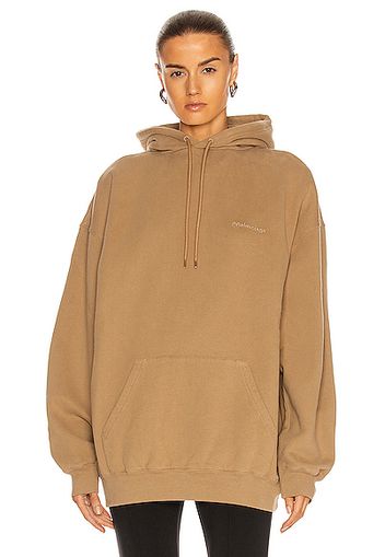 Balenciaga Medium Fit Hoodie in Neutral