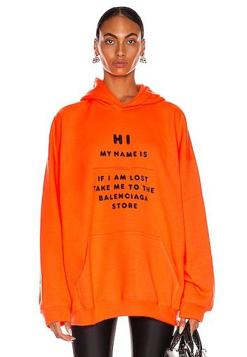 Balenciaga Boxy Hoodie in Orange