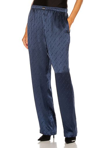 Balenciaga Pajama Pant in Navy