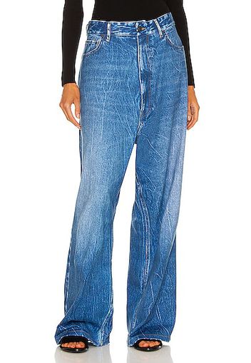 Balenciaga Trompe L'oeil Pant in Blue