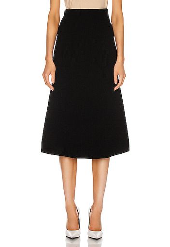 Balenciaga Technical Knit Skirt in Black
