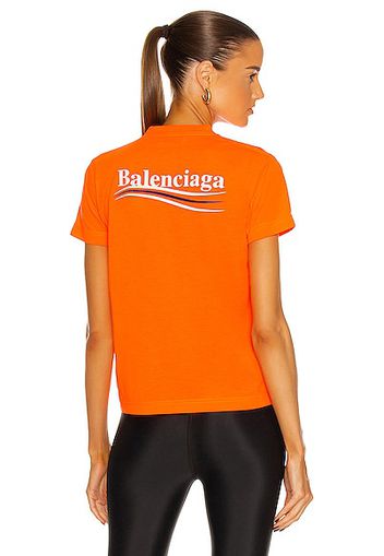 Balenciaga Small Fit T Shirt in Orange