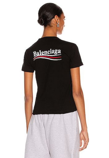 Balenciaga Small Fit T Shirt in Black