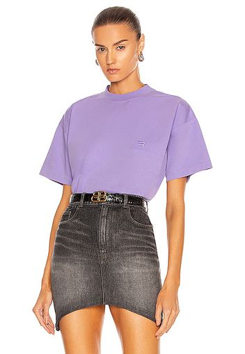 Balenciaga Medium Fit T-Shirt in Lavender