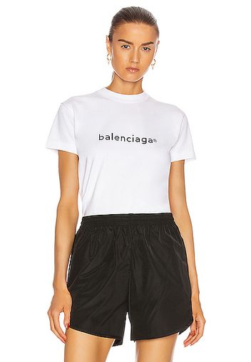 Balenciaga Small Fit T Shirt in White