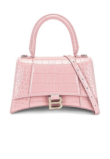 Balenciaga Small Hourglass Top Handle Bag in Pink