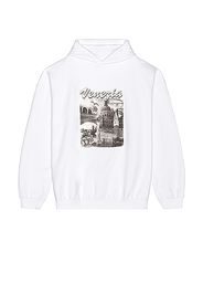 Balenciaga Large Fit Hoodie in White