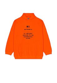 Balenciaga Boxy Hoodie in Orange