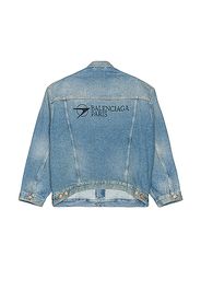 Balenciaga Large Fit Jacket in Blue