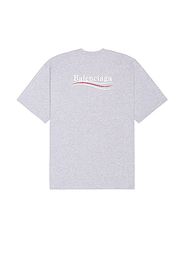 Balenciaga Campaign T-Shirt in Light Grey