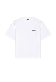 Balenciaga Medium Fit Tee in White