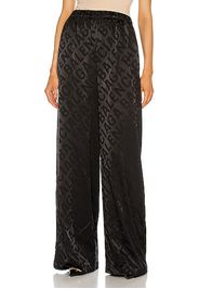 Balenciaga Wide Leg Pant in Black