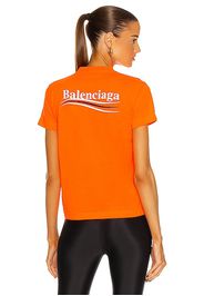 Balenciaga Small Fit T Shirt in Orange