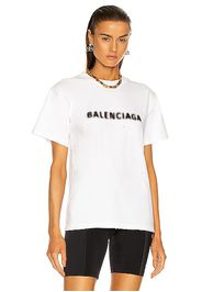 Balenciaga Small Fit T Shirt in White